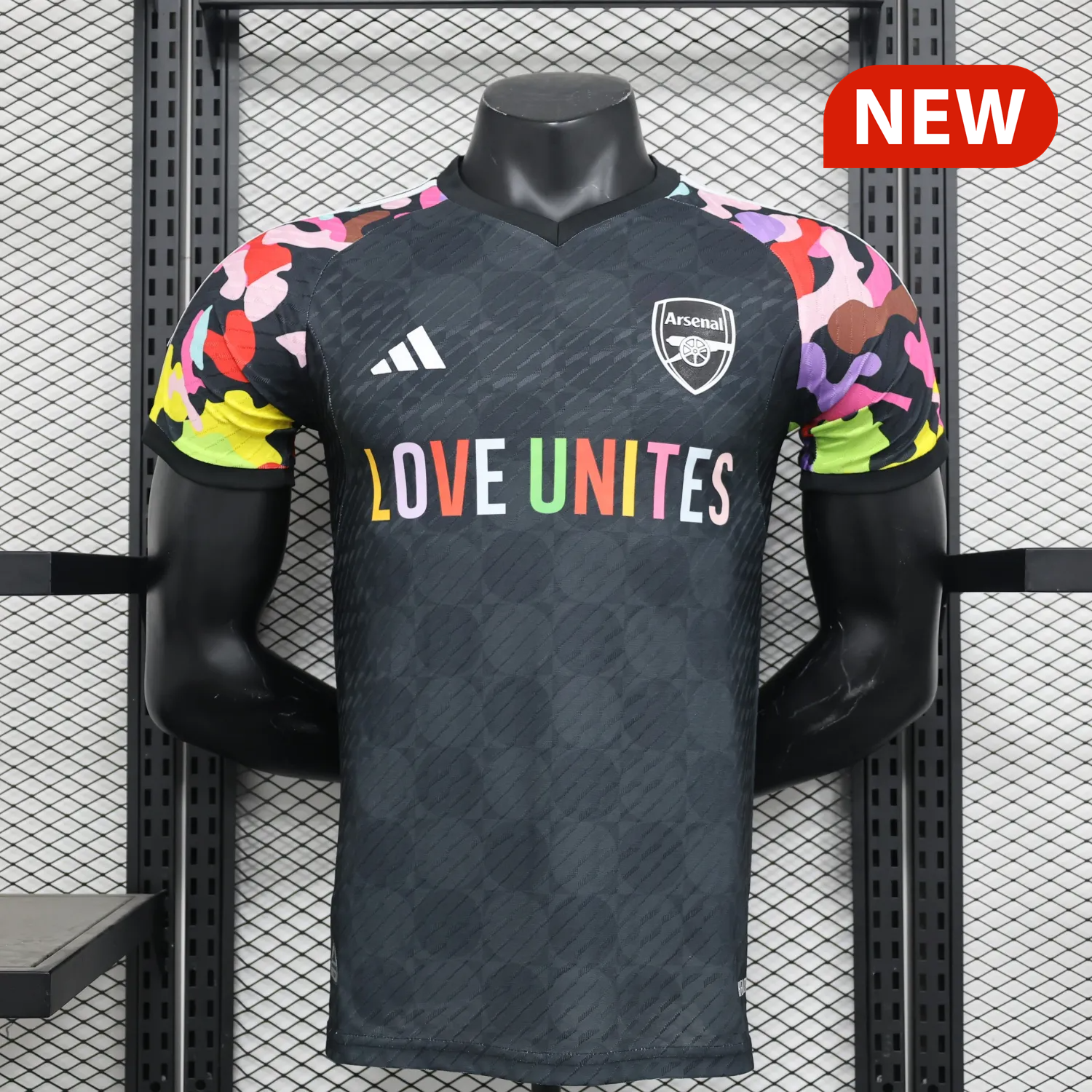 Arsenal 23-24 LOVE UNITES Pre-match Jersey - Player Version